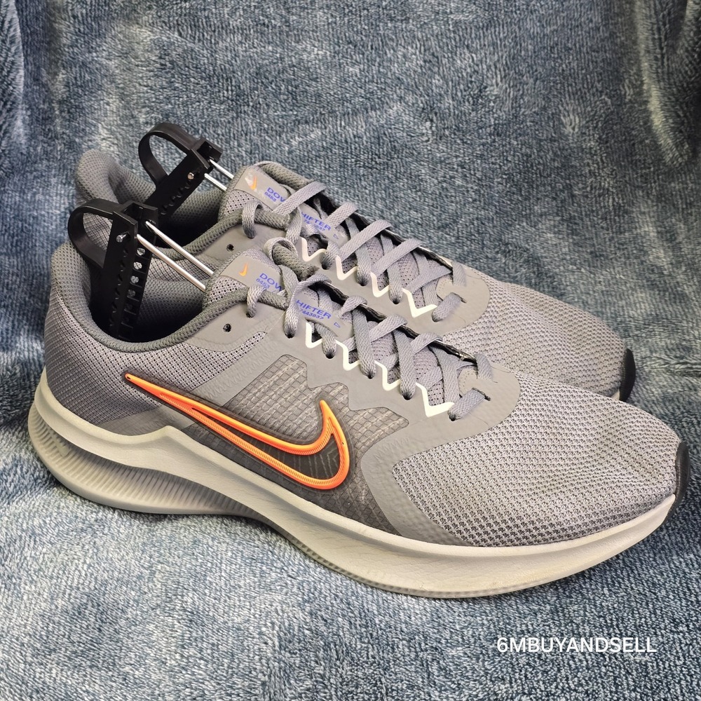 Nike Downshifter 10 Mens Running Shoes‎ Grey Orange CI9981-002 Sneakers